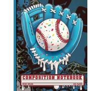 Ice Cream Baseball Drip Composition Notebook: Funny Melting Sports Graphic Lined Journal for Boys, Girls & Kids | Wide Ruled Cute Sprinkles Aesthetic School Book