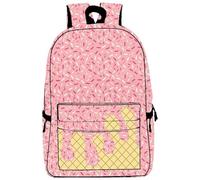 Ice Cream Drip Backpack, Ice Cream Backpack Kawaii Shoulder Bag, for Women Men Daily Use Travel Hiking Camping (Pink)