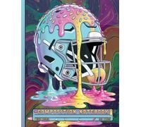 Ice Cream Drip Baseball Notebook: Cool Melting Dessert Sports Composition Book for School Kids & Teens, Funny Baseball Bat Graphic Journal for Writers & Busy Moms