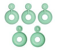 Ice Cream Holder, No Drip Silicone Grip, Reusable 5 Pack Gadget, Soft Flexible Catcher for Toddler, Boys, Girls, Treat Protection, Melting Desserts, Summer Snacks Use