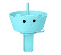 Ice Cream Holders, Drip Free, Ice Pop Holders with Built In Straw, Silicone Easy To Grip, Anti-Slip Sticks, Kids Treat Accessories for Boys Girls Children Indoor Outdoor Home