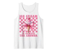 Ice Cream Is Always The Answer Cono Ragazza Mamma Rosa Coquette Canotta