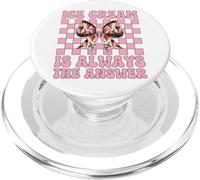 Ice Cream Is Always The Answer Cono Ragazza Mamma Rosa Coquette PopSockets PopGrip per MagSafe