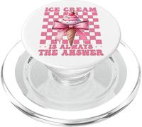 Ice Cream Is Always The Answer Cono Ragazza Mamma Rosa Coquette PopSockets PopGrip per MagSafe