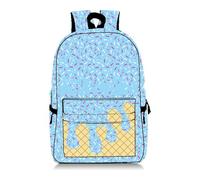 Ice Cream Kawaii Shoulder Backpacks, Large Capacity Ice Cream Backpack， Women Men Daily Use Travel Hiking Camping (Light blue)