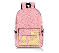 Ice Cream Kawaii Shoulder Backpacks, Large Capacity Ice Cream Backpack， Women Men Daily Use Travel Hiking Camping (Light pink)