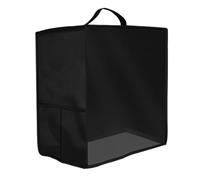 Ice Cream Maker Cover, Waterproof Yogurt Machine Shield, Cafe Appliance Storage, Visible Window Pocket Protector for Kitchen, 15,75 x 10,24 x 17,72 pollici, grigio, nero