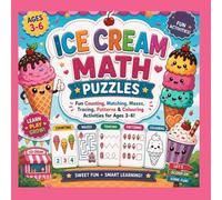 Ice Cream Math Puzzles: Brain Games for Little Learners