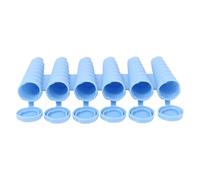 Ice Cream Mold, 6-Cavity Silicone Pop Maker, Non-Stick Reusable Ice Lolly Molds, Homemade Frosted Treat Making Tool for Juice, Yogurt, Fruit, Jelly, Jam, Budding at Home