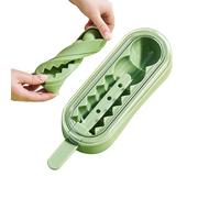 Ice Cream Mold, Non-Stick Handmade, 7.48x2.36x1.26 Inches Reusable Grip, Maker Tray with Balance, Party Kitchen Tool with Style, Home Accessories for Dorm Apartment Juice Yogurt Jam Whiskey Champagne