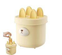 Ice Cream Molds with Sticks - Cartoon Cake Pop & Freezer Tray | Easy Release Reusable Ice Cream Stick Moulds for Fruit, Yogurt & Pudding