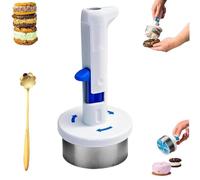 Ice Cream Sandwich Maker Tool,Easy One-Handed Sandwich Scoop Mold,Creative Ice-Cream Burger Making,Effortless Fun Cylinder Making Mold for Kitchen,Dessert Shop