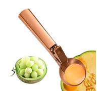 Ice Cream Scoop, Cookie Dough Scooper, Stainless Steel Portion Scoop with Trigger, Ergonomic Food Dispenser Spoon for Home Baking, and Dessert Preparation, 7,56 x 2,24 Inches