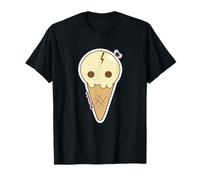 Ice Cream Skull Spoopy Kawaii Halloween Design, Cute Spooky Maglietta