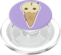 Ice Cream Skull Spoopy Kawaii Halloween Design, Cute Spooky PopSockets PopGrip per MagSafe