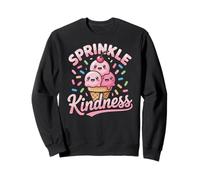 Ice Cream Sprinkle Kindness Funny Ice Cream Lover Felpa