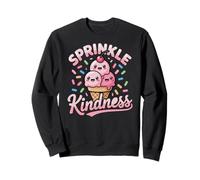 Ice Cream Sprinkle Kindness Funny Ice Cream Lover Felpa