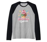 Ice Cream Sprinkle Kindness Funny Ice Cream Lover Maglia con Maniche Raglan