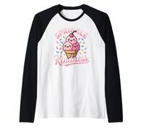 Ice Cream Sprinkle Kindness Funny Ice Cream Lover Maglia con Maniche Raglan