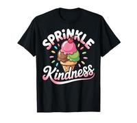 Ice Cream Sprinkle Kindness Funny Ice Cream Lover Maglietta