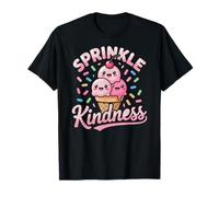 Ice Cream Sprinkle Kindness Funny Ice Cream Lover Maglietta