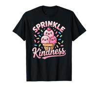 Ice Cream Sprinkle Kindness Funny Ice Cream Lover Maglietta