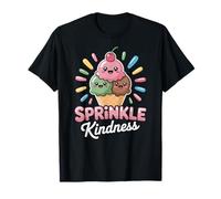 Ice Cream Sprinkle Kindness Funny Ice Cream Lover Maglietta