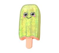Ice Cream Squeeze Toy, Glitter Ice Pop Fidget, 5.5 Inches Pinching Venting Artifact with Shining Visual Aesthetics, Reliable Tension Relief for Tactile Feedback Hand Exercises and Stress Reduction