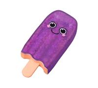 Ice Cream Squeeze Toy - Glitter Ice Pop Fidget Stress Reliever | Soft Squishy Sensory Pinching Toy for Kids Adults, Handheld Relaxation for Home Office Travel Commuting and Parties