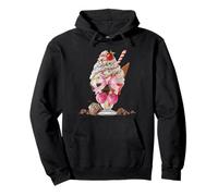 Ice Cream Sundae Coquette Cherries Summer Delight abbigliamento Felpa con Cappuccio