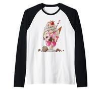 Ice Cream Sundae Coquette Cherries Summer Delight abbigliamento Maglia con Maniche Raglan