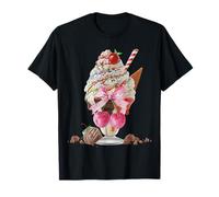 Ice Cream Sundae Coquette Cherries Summer Delight abbigliamento Maglietta