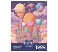 Ice Cream Themed Aerial City Jigsaw Puzzle Impossible 1000 Pezzi Interesting Decorazione Per La Casa. Giochi Rilassamento E Intelligence Per Adulti E Bambini Da 12 Anni 38x26cm/1000pcs