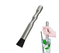 Ice Crushing Rod, Stainless Steel Ice Crusher for Home Use 1.3x9.06 inches, Milk Tea, Lemon Pounder, Powerful Crushing Force Beverages and Desserts 100g