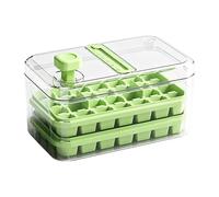 Ice Cube Box 56 Scomparti Maker | Porta cubetti di ghiaccio a pressione con coperchio per congelatore, frigorifero, cibo, caffè, whisky, cocktail, acqua, bar
