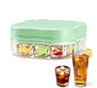 Ice Cube Mold - ABS, 9 Grid Tray With Lid | Freezer Ice Maker
