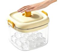 Ice Cube Mold Reusable - Easy Release Portable Container Holder