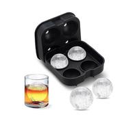 Ice Cube Mold, Sphere Ice Mold, Whiskey Glass Ball Maker, Silicone Ice Cube Tray, for Whis