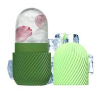 Ice Cube Roller For Face - Reusable Silicone Cold Massage Tool | Facial Ice Mold, Skin Care Massage Roller | Beauty Routine Accessory for Women Girls Makeup Wearers Home Travel Spa