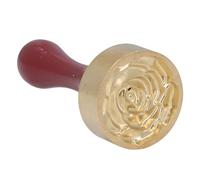 Ice Cube Stamp Reusable Copper Bar Drinks Ice Stamp with Clear Pattern for Home Parties Cocktails Whiskey Branding Made of Copper Composite Wood 132g