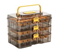 Ice Cube Tray 63 Slot Mold Lid Box Easy Release Freezer Storage Drink Maker