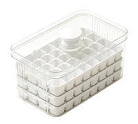 Ice Cube Tray Bin Set - Press Release Mold for Kitchen Use | Multi Layer 96 Grid Freezing System with Lid Storage Container, Easy Pop Out Ice Block Maker for Drinks Coffee Cocktail Home Use