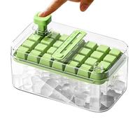 Ice Cube Tray with Bin - 56 Compartments Container Box
