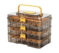 Ice Cube Tray with Lid and Bin - 63-Hole, Easy Release Ice Maker