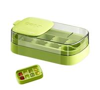 Ice Cubes Mold - 8 Cavity Press Freezer Tray with Lid, Reusable Ice Maker Box with Storage | IceCubes Mold for Kitchen, Party, Picnic, Camping, Drinks, Home Use