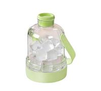 Ice Cubes Trays Bottle for Freezer, 2 in 1 Ice Cubes Bottle with Handle, Press to Release for Home Outdoor Picnic