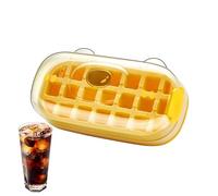 Ice Cup, Cube Maker, 12,5 x 9,5 x 7,5 cm, 4,92 x 3,74 x 2,95 cm, contenitore in silicone, verticale per bottiglia di design, spazio-risparmio congelatore Mold, 1 pezzo, per casa cucina e viaggio