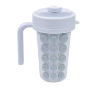 Ice Cup Mold - Squeeze Kitchen Gadget With Straw, Easy Release Bubble Ice Cup with Stainless Steel Inner | For Coffee Home Outdoor Camping Picnic Party Family Gatherings Whiskey Cocktail Tè