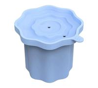Ice Cylinder Maker - Silicone Mold Cup for Whiskey | Food Grade Silicone with Easy Release, Reusable Ice Ball Creator, Coffee Tea Cooler, Cocktail Party Accessory, Kitchen Camping