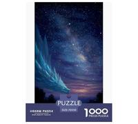 Ice Drago Puzzle 3D 70x50cm/1000pcs Gioco Educativo E Rilassante Decorazione Unica Ottimo Regalo Per Famiglie